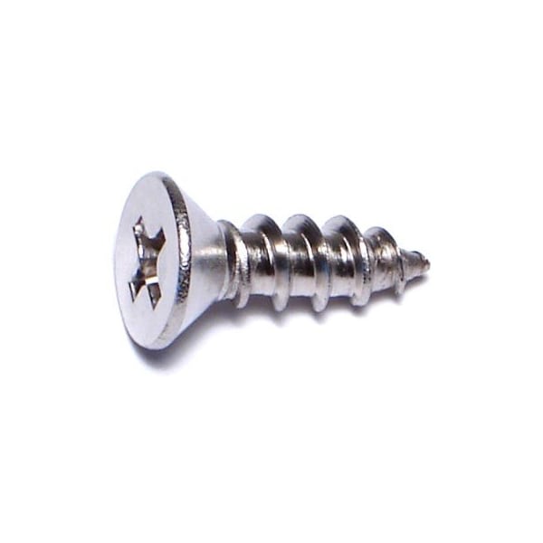 Midwest Fastener Sheet Metal Screw, #10 x 5/8 in, 18-8 Stainless Steel Flat Head Phillips Drive, 20 PK 35903 - main